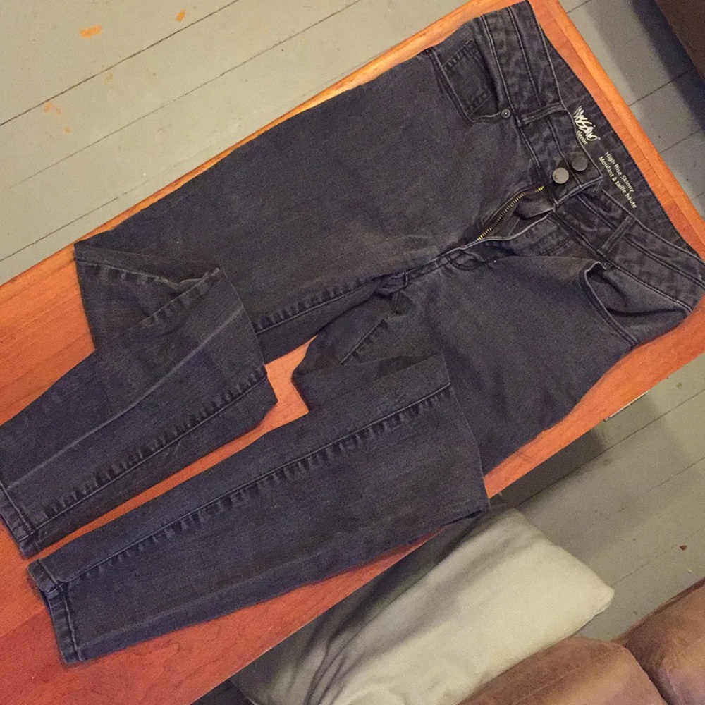 Black high rise Mossimo Denim Jeans size 4